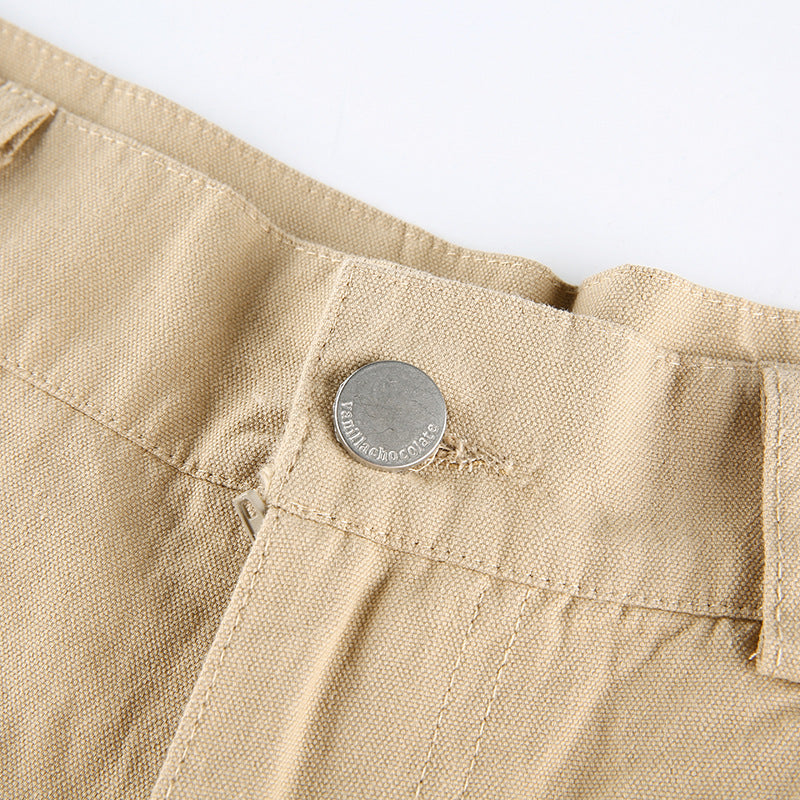 Baggy Parachute Cargo Pants - fairypeony