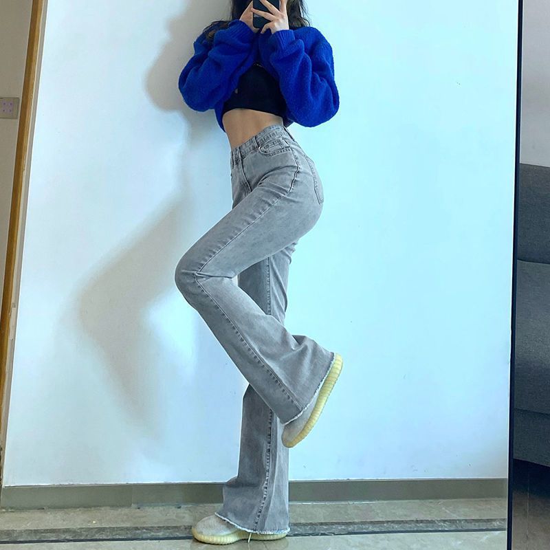 High Waist Thin Legs Jeans, , women clothing, high-waist-thin-legs-jeans, , fairypeony