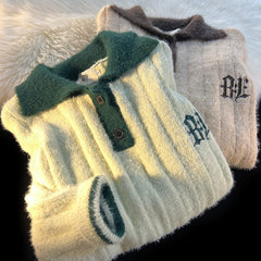 Polo Neck Cozy Knit Sweater, , women clothing, polo-neck-cozy-knit-sweater, , fairypeony