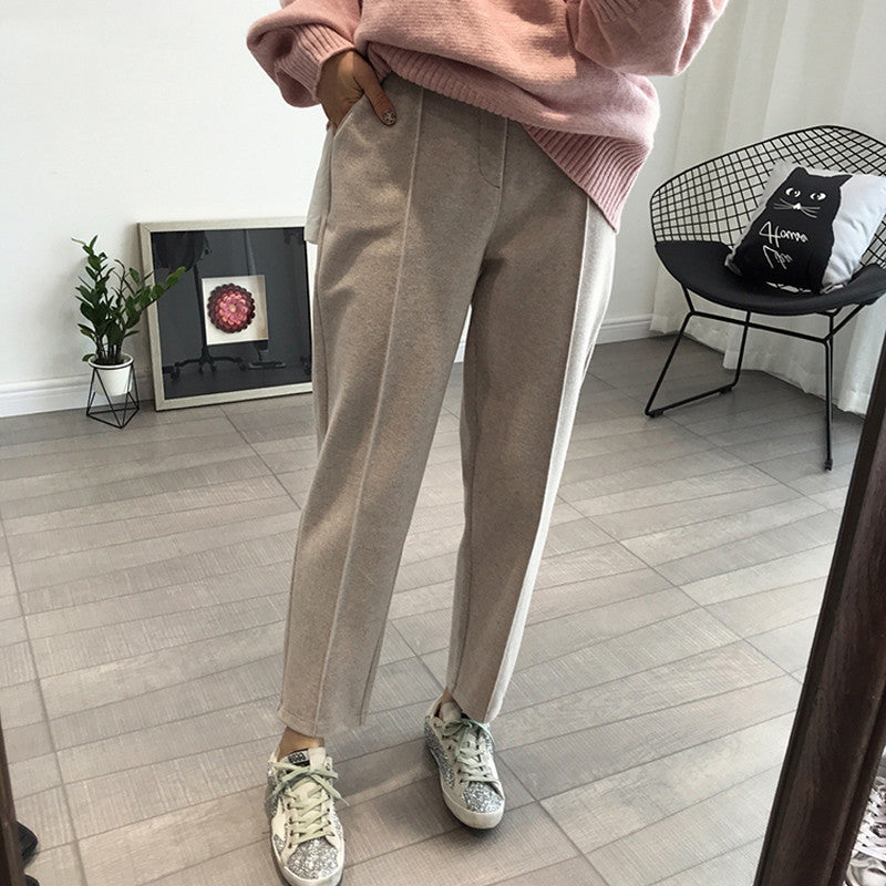 trousers casual loose streetwear, , women clothing, trousers-casual-loose-streetwear, , fairypeony