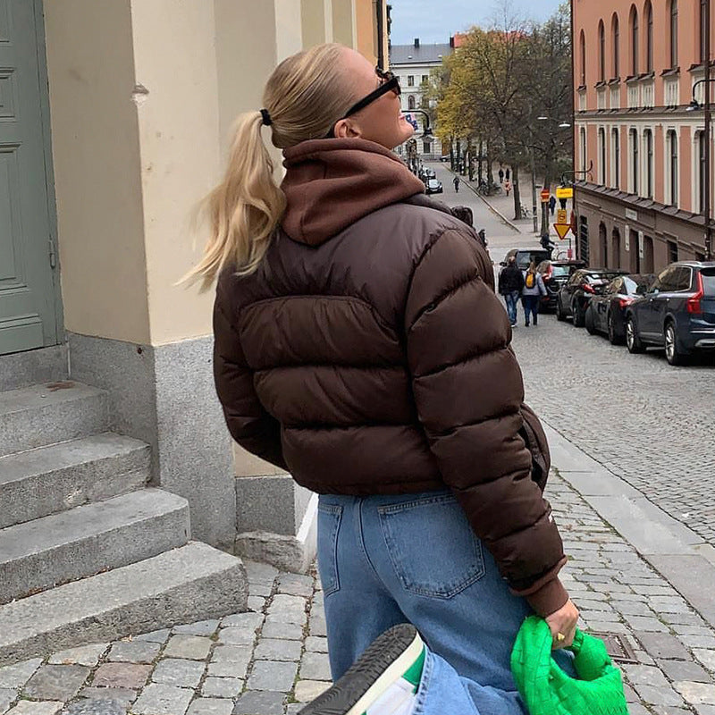 Long Sleeve Warm Cotton Jacket, , women clothing, long-sleeve-warm-cotton-jacket, , fairypeony