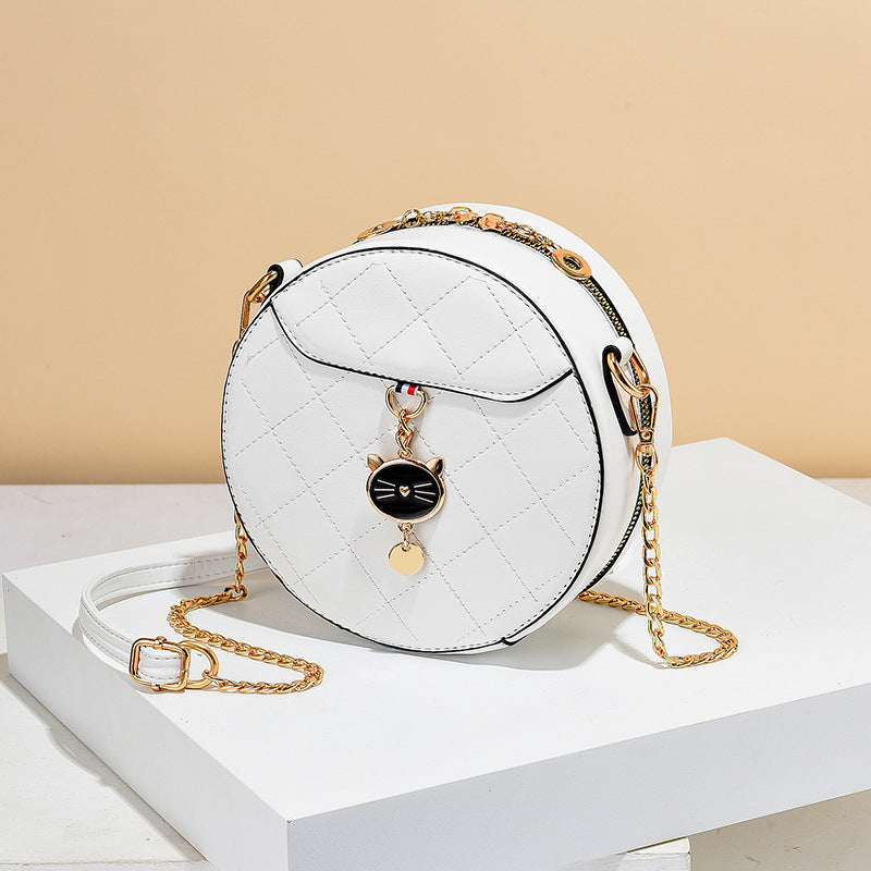 Ladies Small Round Bag Shoulder Messenger Bag, , women clothing, ladies-small-round-bag-shoulder-messenger-bag, , fairypeony