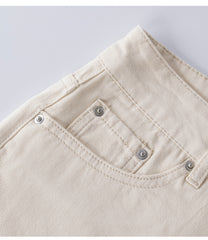 Casual Mopping Khaki Straight-leg Pants, , women clothing, casual-mopping-khaki-straight-leg-pants, khaki, fairypeony