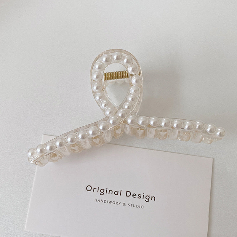 Matte metal horsetail clip, , women clothing, matte-metal-horsetail-clip, , fairypeony