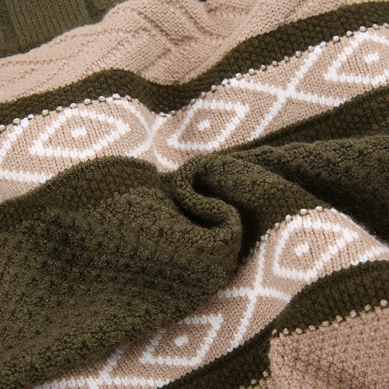 Fairygrunge Cozy Striped Downtown Sweater - fairypeony