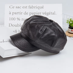 Casual PU casual hat, , women clothing, casual-pu-casual-hat, , fairypeony