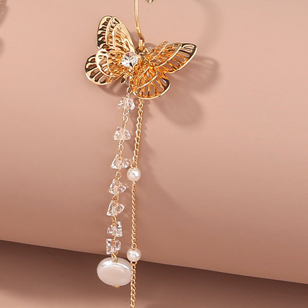 Butterfly Tassel Type C Ear, , women clothing, butterfly-tassel-type-c-ear, , fairypeony