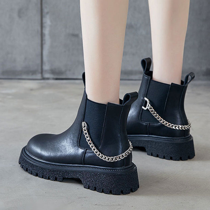 British Style Short Boots, , women clothing, british-style-short-boots, , fairypeony