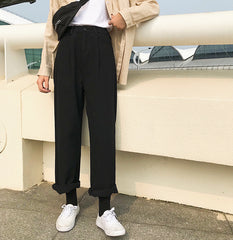 Personality Crisis Cord Pants, , women clothing, personality-crisis-cord-pants, black, khaki, L, M, S, white, fairypeony