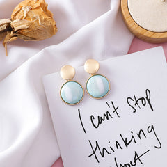 Grain wafer geometric earrings, , women clothing, grain-wafer-geometric-earrings, , fairypeony