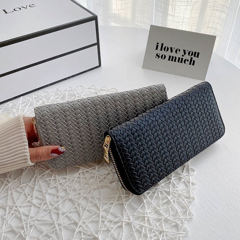 Zipped woven clutch, , women clothing, zipped-woven-clutch, , fairypeony