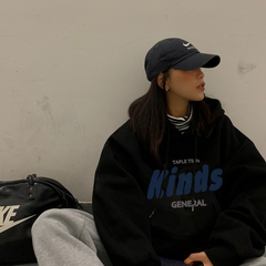 Kinds General Hoodie, , women clothing, kinds-general-hoodie, black, grey, L, M, XL, XXL, fairypeony