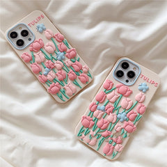 Bubble flowers Phone Case, , women clothing, bubble-flowers-phone-case, , fairypeony