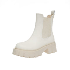 British Style Mid Tube Boots, , women clothing, british-style-mid-tube-boots, , fairypeony