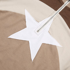 Star Patchwork Long Sleeve Tee - fairypeony