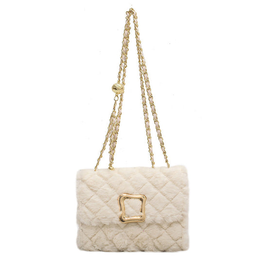 Small Fur Square Bag, , women clothing, small-fur-square-bag, , fairypeony