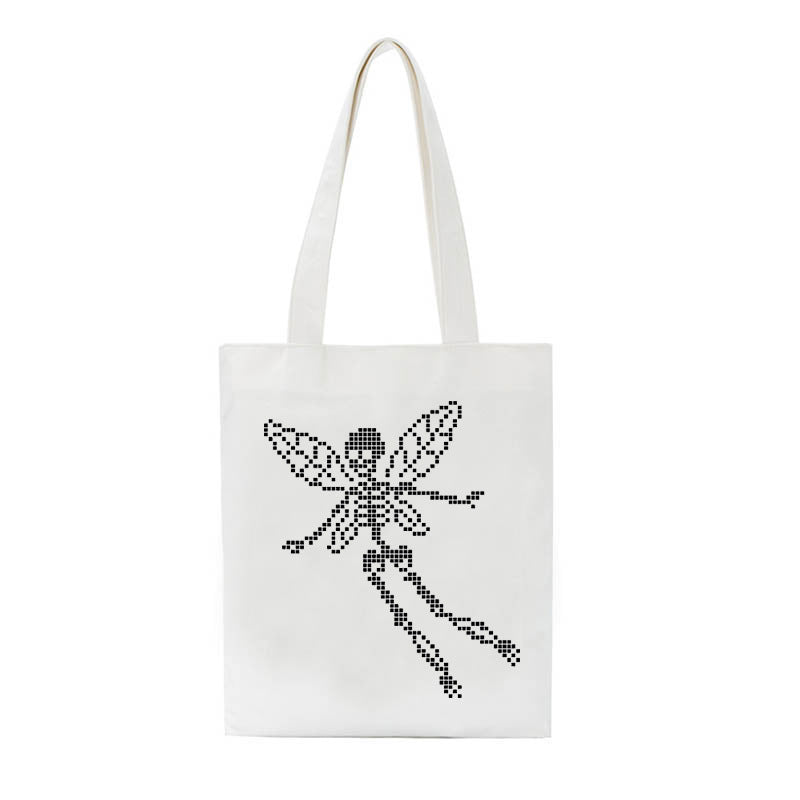 One-shoulder Student Fashion Portable Shopping Bag, , women clothing, one-shoulder-student-fashion-portable-shopping-bag, , fairypeony