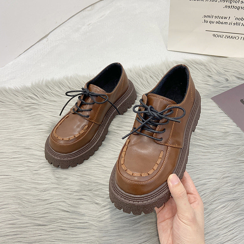 Lace Student Single Shoes Winter, , women clothing, lace-student-single-shoes-winter, , fairypeony