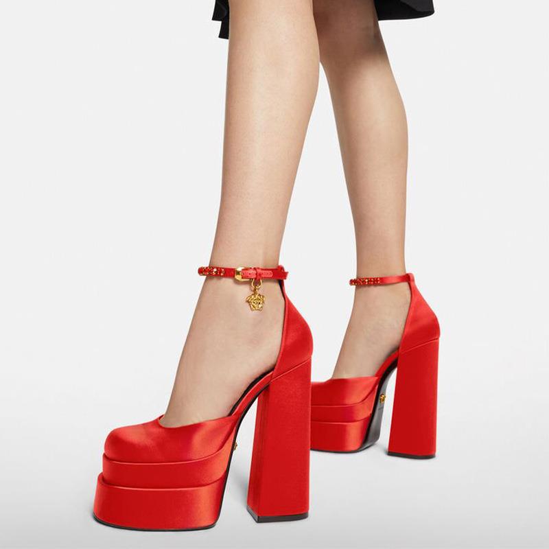 Summer Chunky Heel Hollow Sandals, , women clothing, summer-chunky-heel-hollow-sandals, , fairypeony