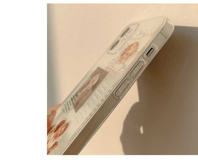 Fall in Love Angel Phone Case, , women clothing, retro-rose-angel-phone-case, , fairypeony