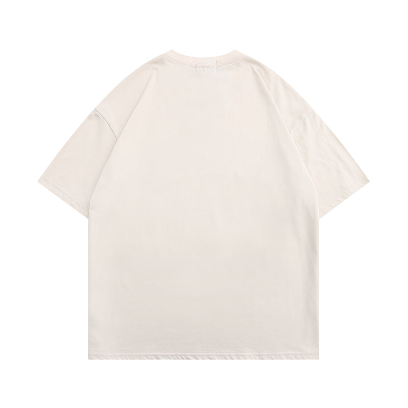 Begoberg T-shirt, , women clothing, mens-street-hip-hop-basic-round-neck-half-short-sleeve, apricot, black, coffee, L, M, S, XL, fairypeony