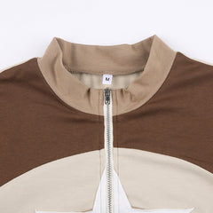 Star Patchwork Long Sleeve Tee - fairypeony