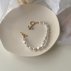 Pearl Pendant Bracelet, , women clothing, pearl-pendant-bracelet, , fairypeony