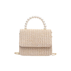 Straw Pearl Cross Body Bag, , women clothing, straw-pearl-cross-body-bag, , fairypeony