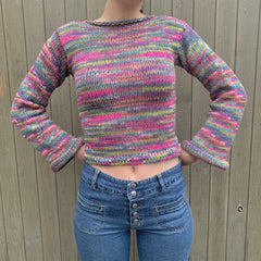 Indie Knitted Sweater, , women clothing, indie-knitted-sweater, L, M, S, XL, fairypeony