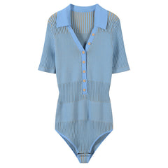 Silk Short-sleeved Bodysuit, , women clothing, silk-short-sleeved-bodysuit, , fairypeony