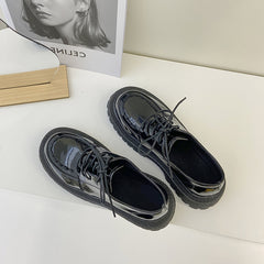 Lace Student Single Shoes Winter, , women clothing, lace-student-single-shoes-winter, , fairypeony