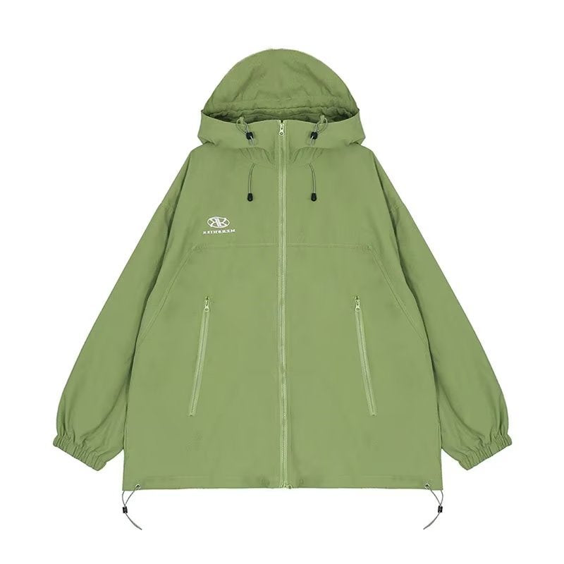 Oversize Waterproof Hooded Jacket - fairypeony