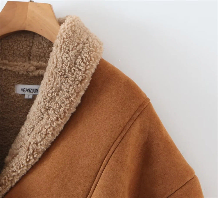 Vintage Lamb Fleece Jacket, , women clothing, vintage-lamb-fleece-jacket, , fairypeony