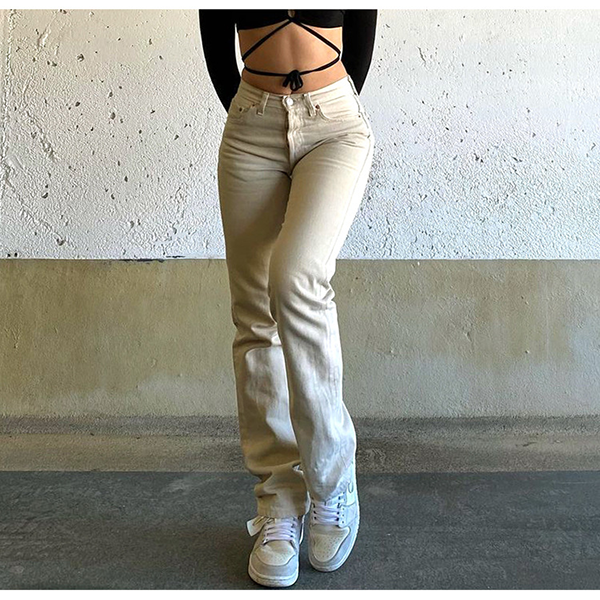 90s Vintage Straight Boyfriend Jeans - fairypeony