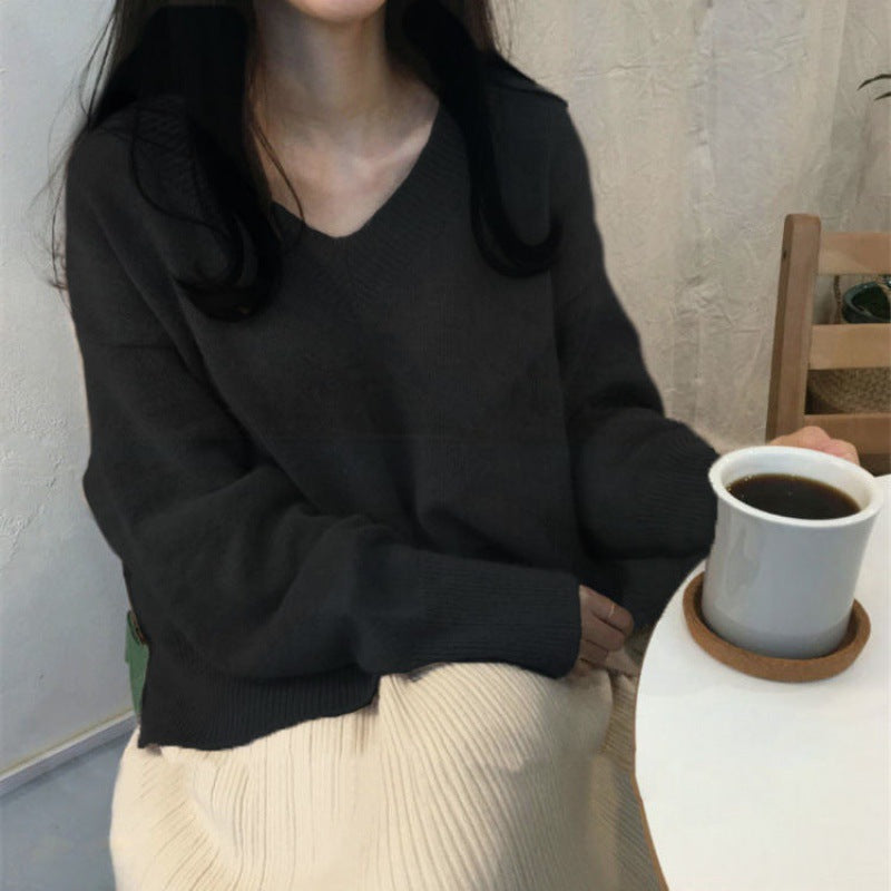 Dark Academia Oversized Sweater, , women clothing, dark-academia-oversized-sweater, , fairypeony