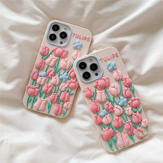 Bubble flowers Phone Case, , women clothing, bubble-flowers-phone-case, , fairypeony