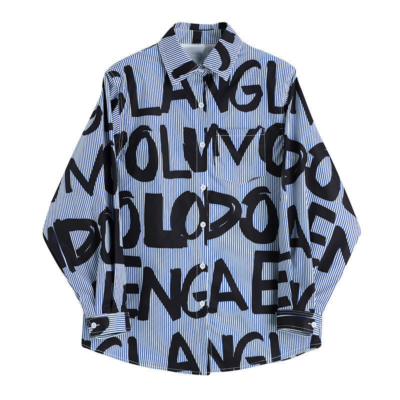 Striped Shirt Two-piece, , women clothing, striped-shirt-two-piece, , fairypeony