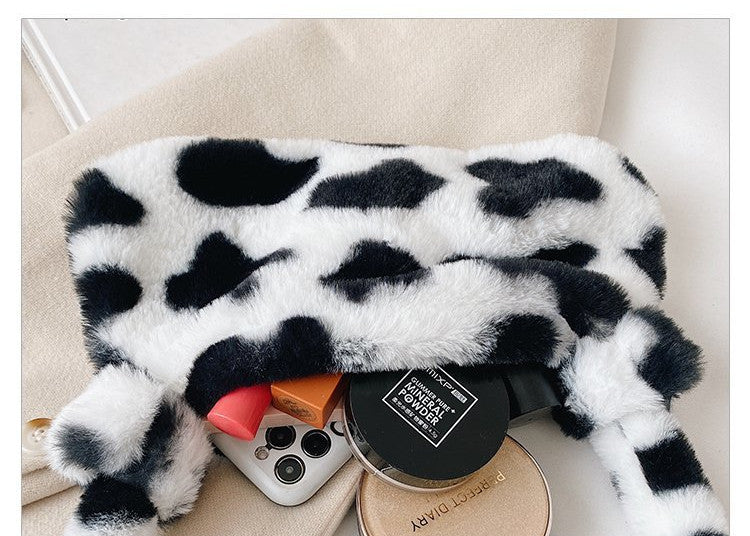 Plush Underarms One-shoulder Handbag, , women clothing, plush-underarms-one-shoulder-handbag, , fairypeony