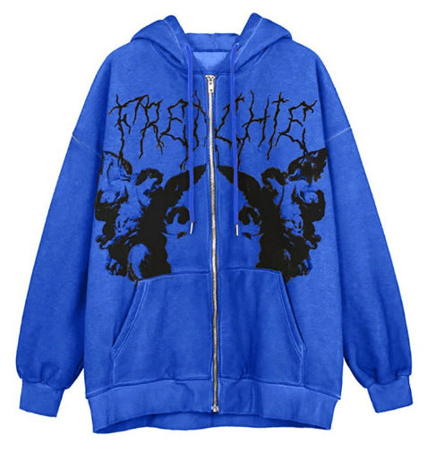 Temperament Commuter Zipper Hoodie, , women clothing, temperament-commuter-zipper-hoodie, , fairypeony