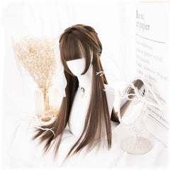 Manzhen Daily Black Long Straight Wig, , women clothing, manzhen-daily-black-long-straight-wig, , fairypeony
