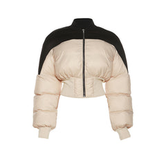 Corset Design Zip Up Bomber Jacket, fairy peony, women clothing, corset-design-zip-up-bomber-jacket, , fairypeony