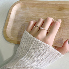 Simple Wavy Ring Five-Piece Set, , women clothing, simple-wavy-ring-five-piece-set, , fairypeony