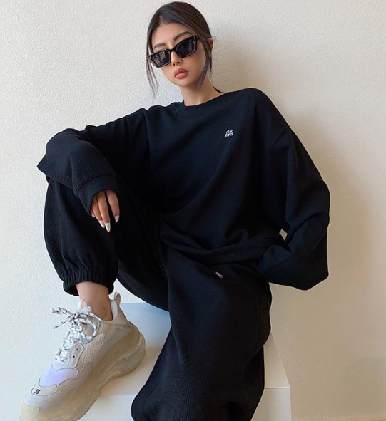 Basic Solid Tracksuit Set, , women clothing, basic-solid-tracksuit-set, , fairypeony