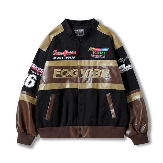 Detachable Moto Varsity Jacket, , women clothing, detachable-moto-varsity-jacket, , fairypeony