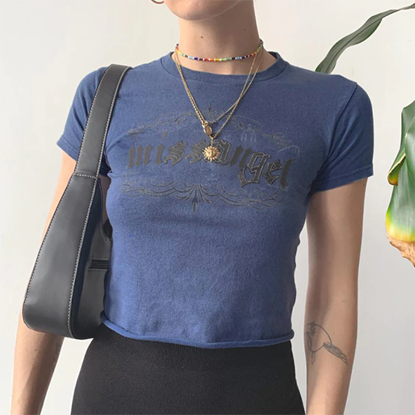 Miss Angel Vintage Baby Crop Top - fairypeony