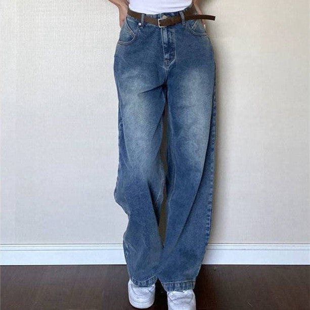 Vintage Blue Wash Boyfriend Jeans - fairypeony