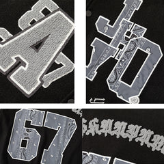 Vintage Patchwork Varsity Jacket, , women clothing, vintage-patchwork-varsity-jacket-1, , fairypeony