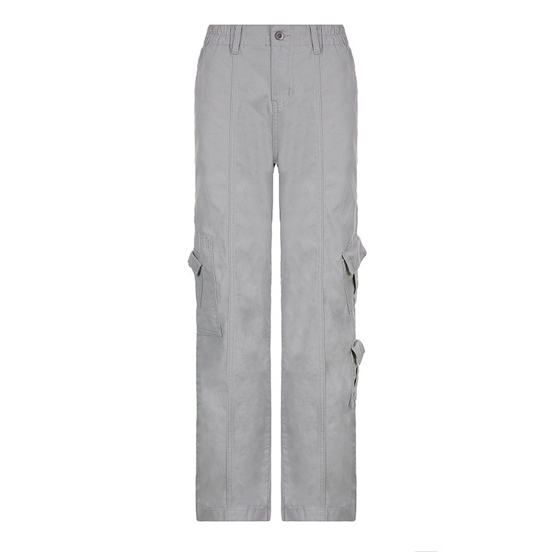 Street Style Multi-pocket Jeans, , women clothing, street-style-multi-pocket-jeans, , fairypeony