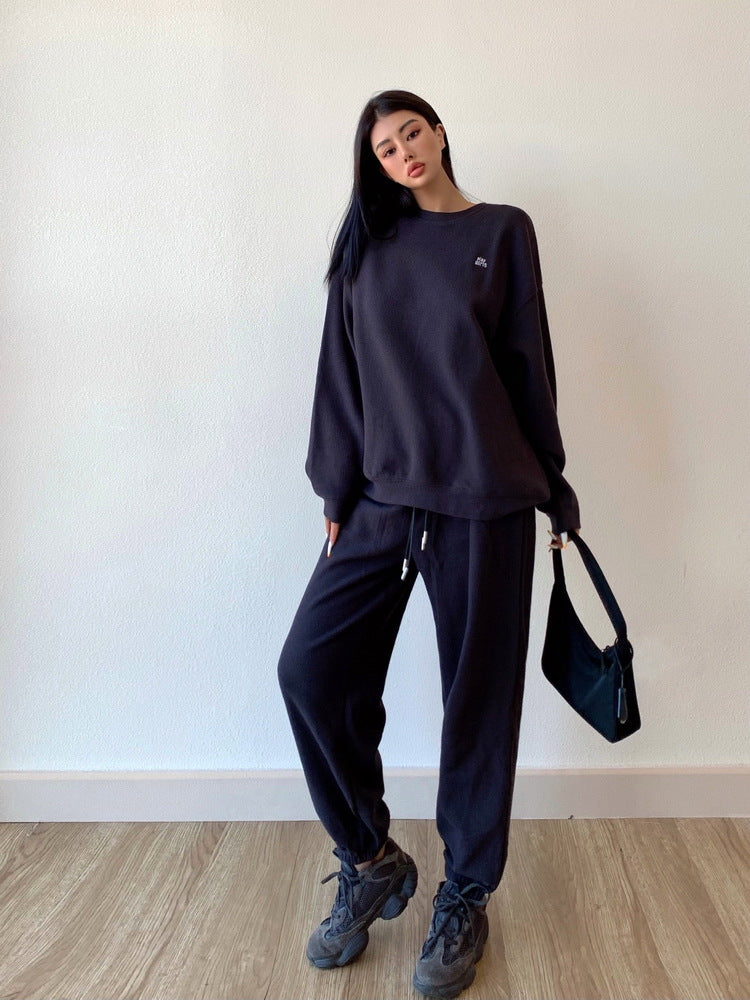 Basic Solid Tracksuit Set, , women clothing, basic-solid-tracksuit-set, , fairypeony