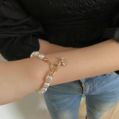 Pearl Pendant Bracelet, , women clothing, pearl-pendant-bracelet, , fairypeony